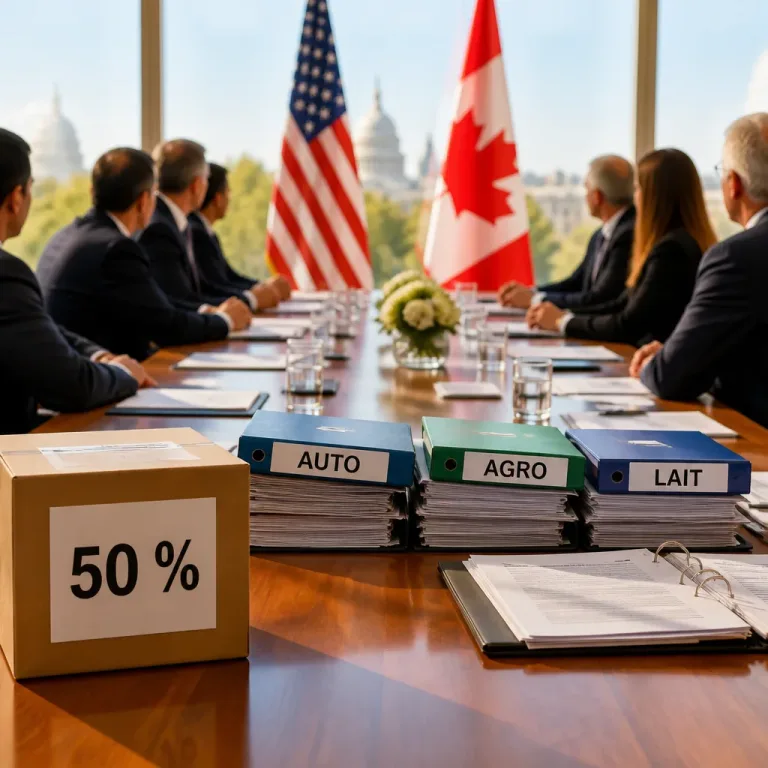 Washington sous pression : LeBlanc se rend aux États-Unis après la menace de droits de 50 %