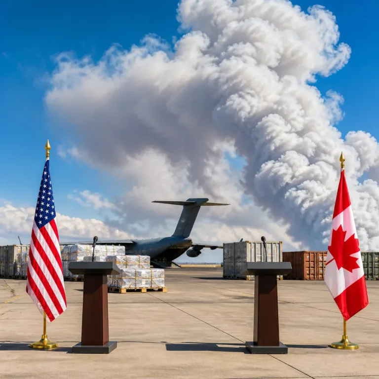Trump agite l’arme tarifaire contre le Canada à cause de la fumée des feux
