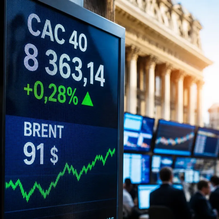 Le CAC 40 termine en légère hausse porté par l'énergie, la tech et la hausse du pétrole