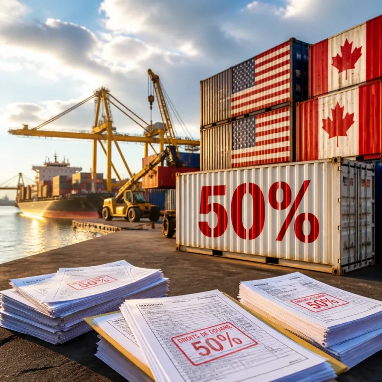 Washington impose des droits de douane de 50 % sur des produits canadiens, un levier politique selon un sénateur