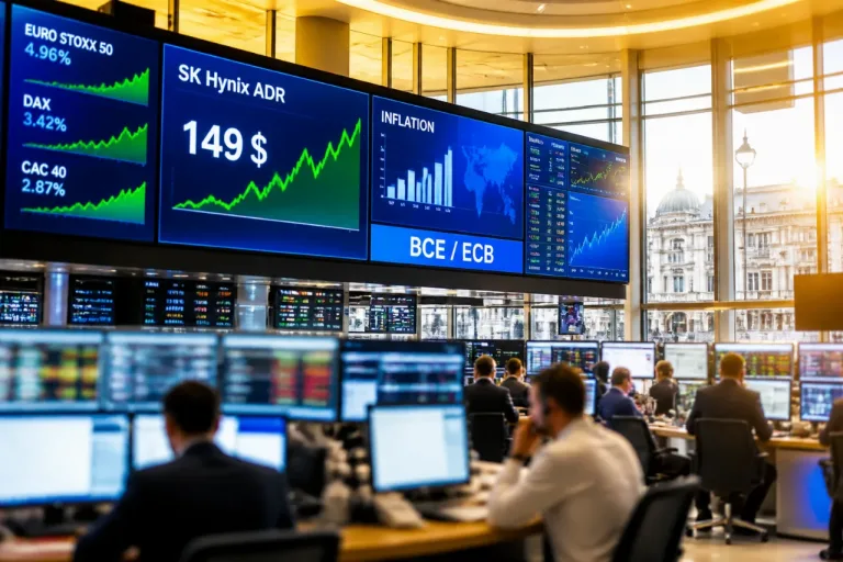 La BCE anticipe une accélération de l'inflation : les marchés scrutent les secteurs technologiques