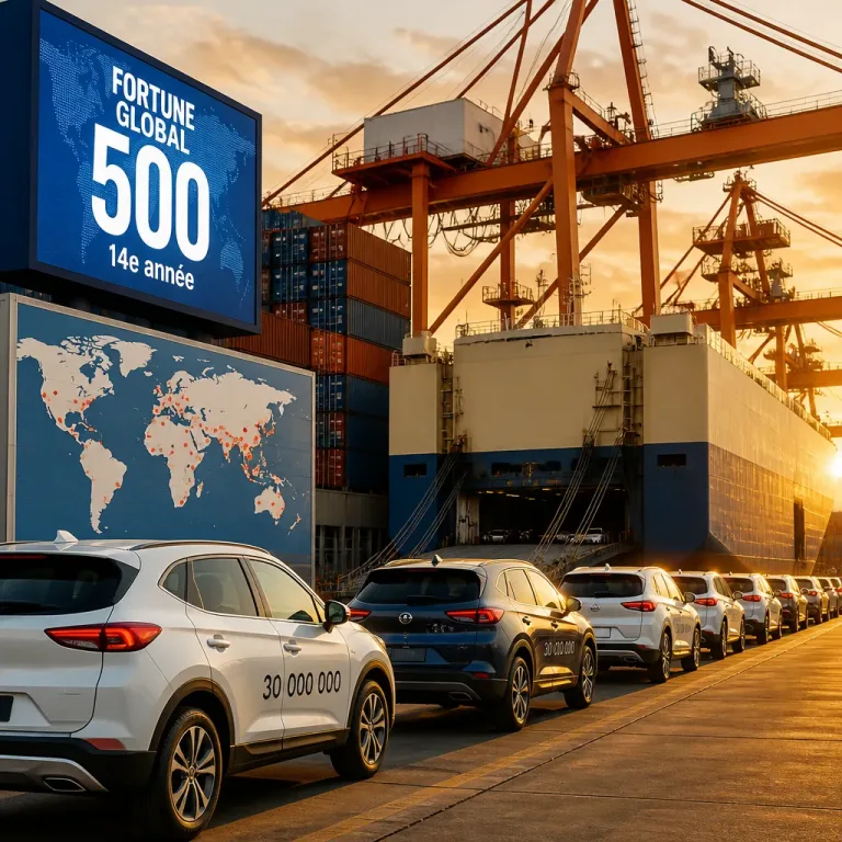 GAC confirme son essor mondial : 14e présence consécutive au Fortune Global 500 et accélération des exportations
