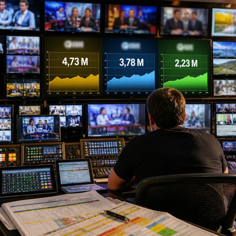TF1 conserve le leadership du 20 Heures avec 4,73 millions, France 2 réduit l'écart