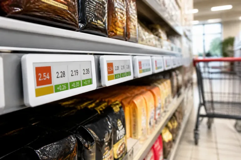 Un magasin U teste l'affichage comparatif sur étiquettes électroniques : vers une publicité en rayon automatisée