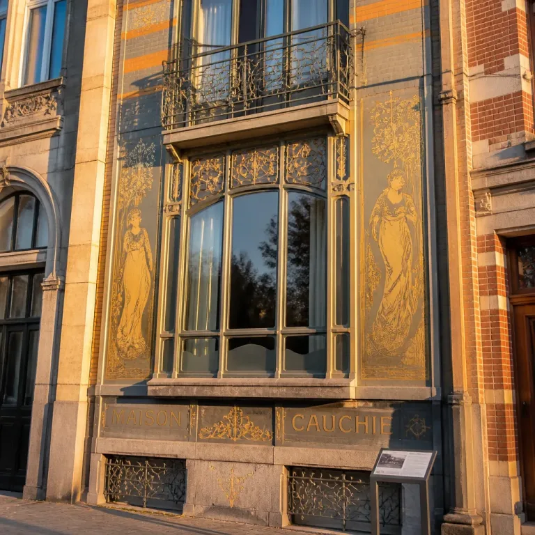 La Maison Cauchie : une façade-publicité Art nouveau remise en lumière