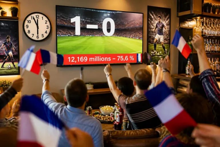 France–Paraguay : M6 atteint 12,17 millions de téléspectateurs et 75,6 % de part d'audience