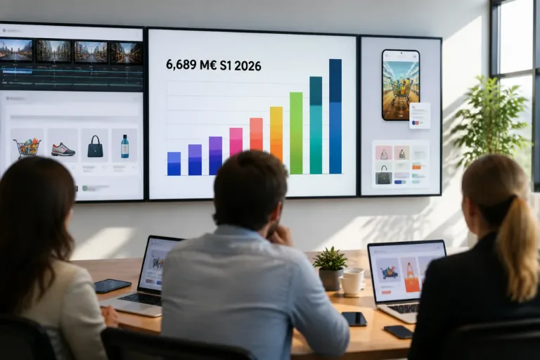 La publicité digitale française dépasse 6,6 milliards au S1, portée par la vidéo et le Retail Media