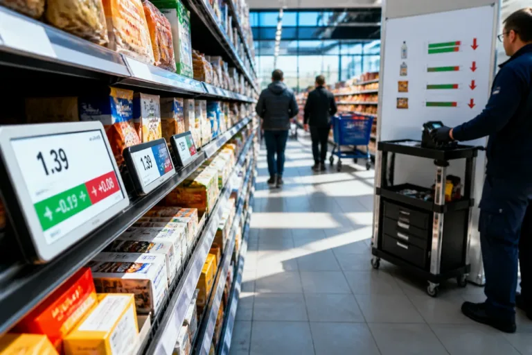 U expérimente la publicité comparative sur étiquettes électroniques en magasin