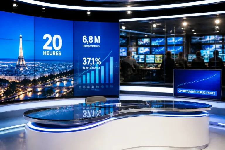 Marine Le Pen propulse le JT de TF1 à 6,8 millions de téléspectateurs, recettes publicitaires en jeu