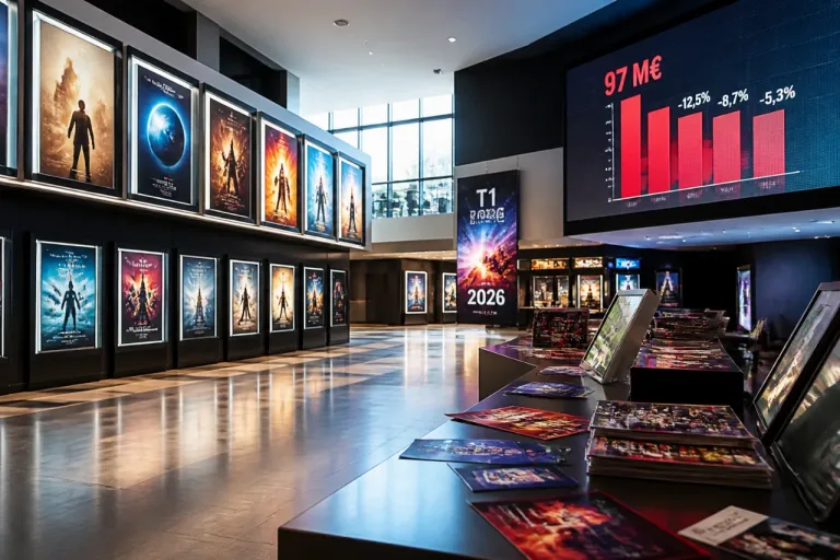 Les investissements pub pour le cinéma et la VàDA plongent au T1 2026, rééquilibrage entre médias