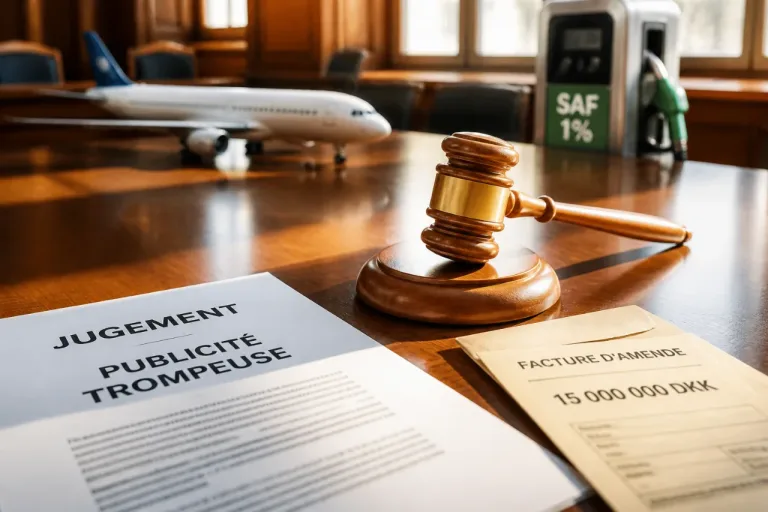 KLM condamnée pour publicité jugée trompeuse sur le « pas vers » la durabilité