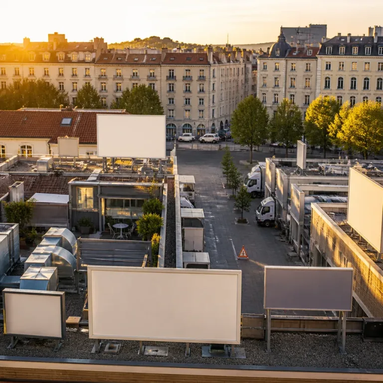 Le juge annule l'interdiction des enseignes sur les toits à Lyon et questionne les limites locales de formats