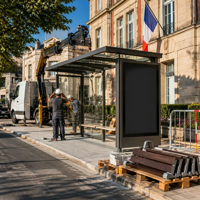 La commune confie pour dix ans son mobilier urbain à Citys Media et resserre les règles publicitaires