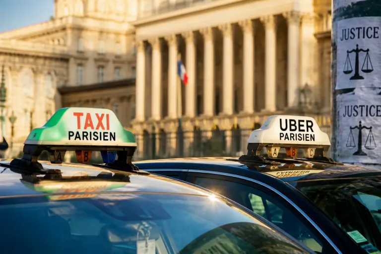 Uber condamnée pour avoir reproduit le lumineux des taxis parisiens dans une pub