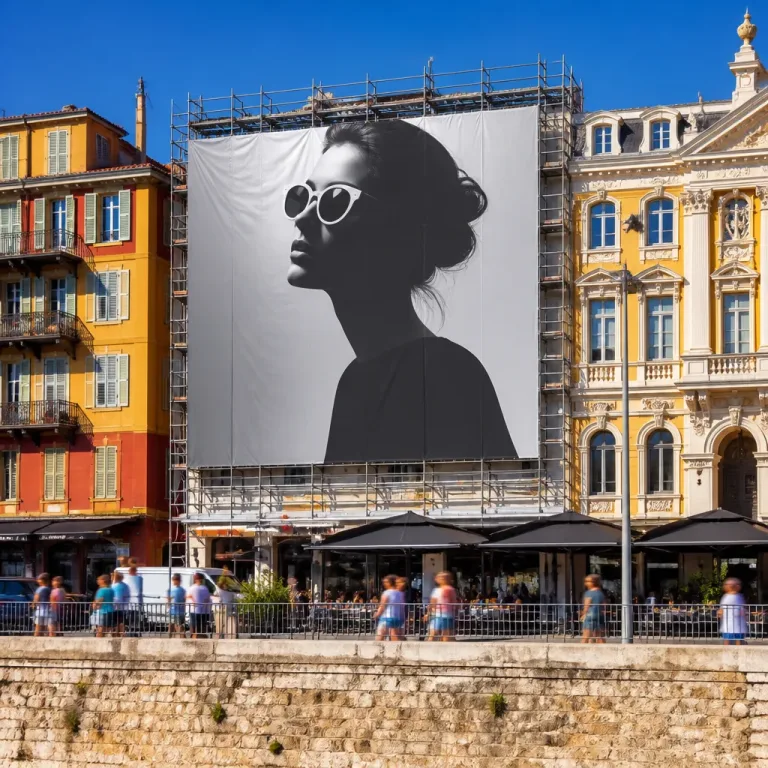 Une publicité XXL pour Snapchat provoque une controverse sur la promenade des Anglais à Nice