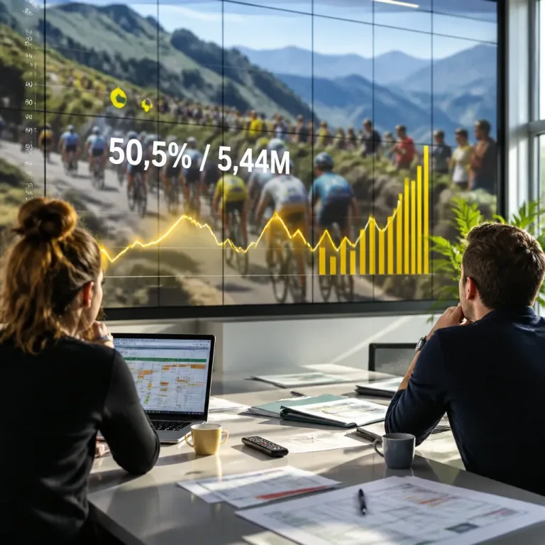 Le Tour de France franchit les 50% de PDA et écrase la concurrence samedi