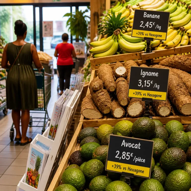 Prix en Guyane : l'alimentation jusqu'à +39 %, l'État face à une cherté structurelle