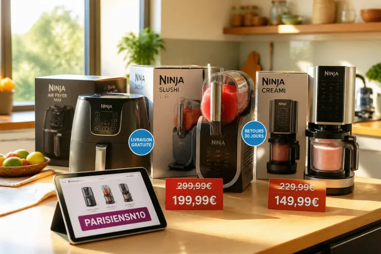 Soldes : Ninja réduit fortement le prix de ses airfryers, slush et CREAMi — jusqu’à -10% supplémentaire