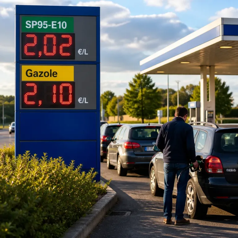 Carburants: le SP95-E10 repasse au-dessus de 2 € le litre, le gazole grimpe à 2,10 €