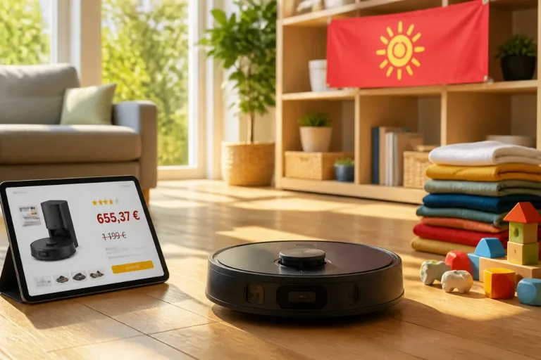 Le robot aspirateur Mova Z60 Ultra Roller Complete tombe à 655,37 € : économie de près de 544 €