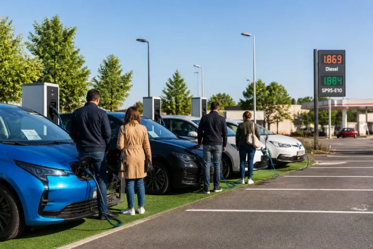 Carburant encore cher: ruée des ménages sur l’électrique d’occasion, recherches +249%