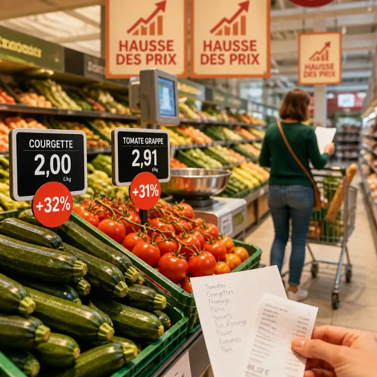 Les prix des légumes s'envolent jusqu'à +32 % en un an, l'impact sur le budget des foyers