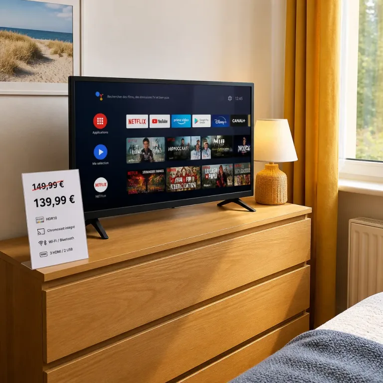 Soldes d’été: une TV 32" Android TV avec HDR10 tombe sous les 150 €