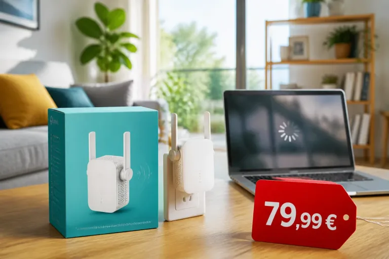 Un répéteur Wi‑Fi en promotion pour étendre Internet chez vous à 79,99 €