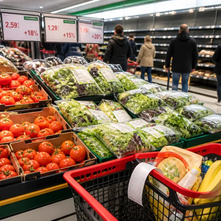 Alimentation: le panier hebdomadaire stagne mais certains produits flambent