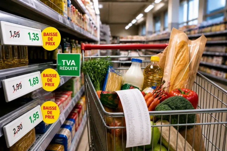 Les prix alimentaires reculent en juin : -0,2 % sur le mois, -5,6 % sur un an