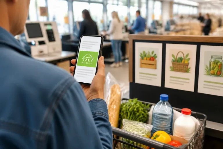 Coopérative U généralise le Ticket Carbone : l'impact carbone du panier indiqué sur le ticket dématérialisé