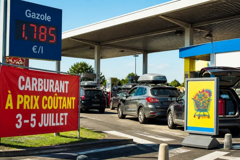 Carburants à prix coûtant ce week-end: Leclerc, Intermarché et Netto allègent la note