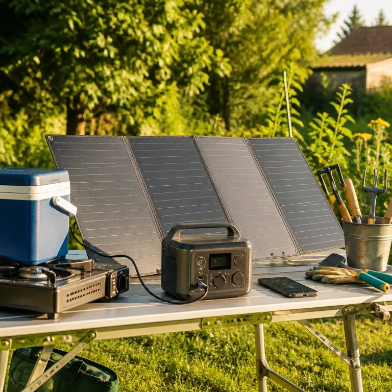 Panneau solaire + générateur à 369,99 € : une remise de 230 € pour produire 550 W en balade ou à la maison
