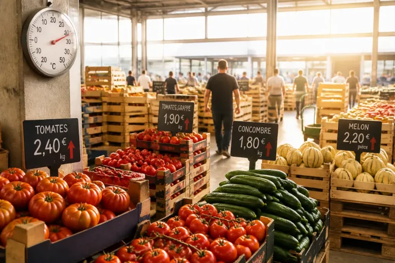 Canicule : des crudités d'été devenues plus chères, l'impact direct sur le budget des ménages