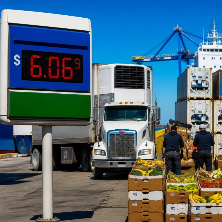 Le diesel américain dépasse 6 $ le gallon : une pression globale sur les prix alimentaires