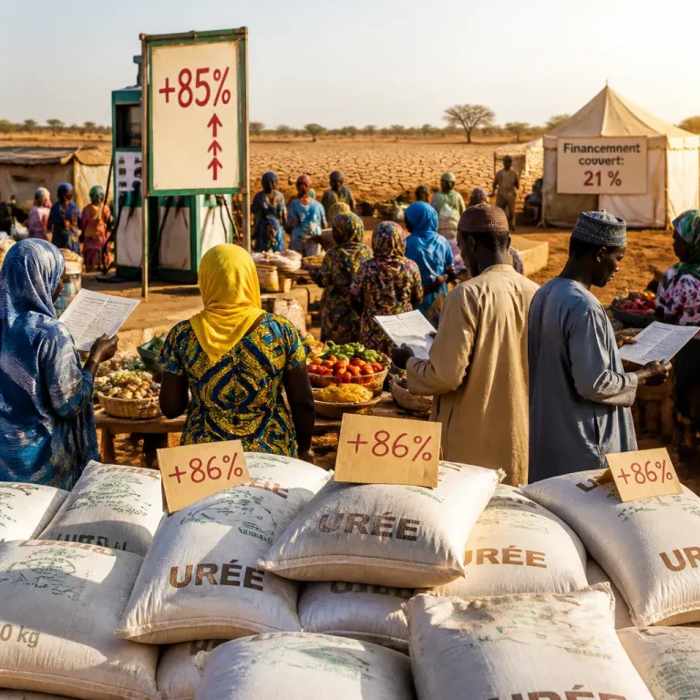 Près de 55 millions de personnes menacées : trois chocs aggravent la crise alimentaire en Afrique de l'Ouest et du Centre