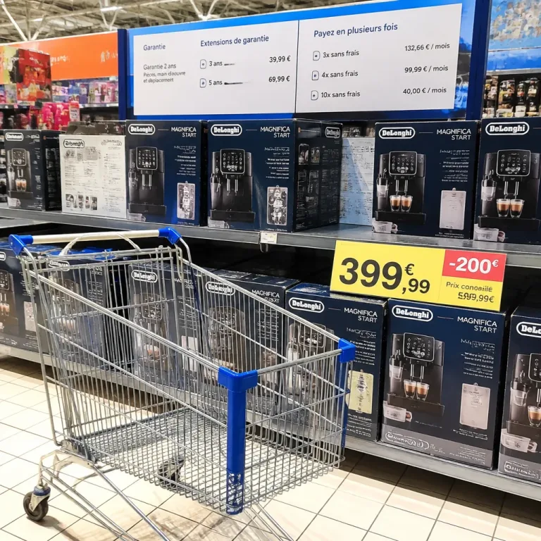 Machine à café De'Longhi : Carrefour propose la Magnifica Start à 399,99 € — quelle économie pour votre foyer ?