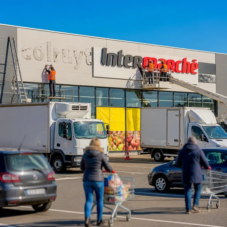 Intermarché accélère avec 81 magasins Colruyt repris : plus de points de vente, prix plus bas