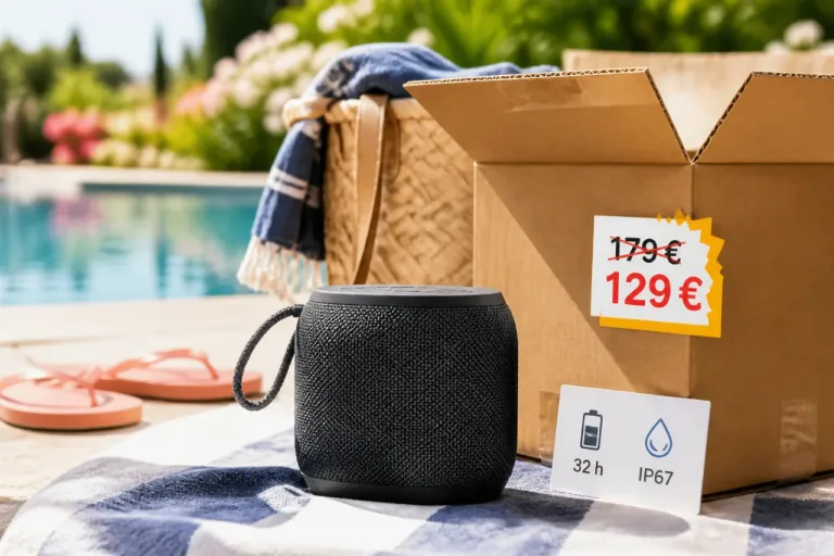 Enceinte Marshall Emberton III à 129 € : 50 € d'économie sur une nomade de 32 heures