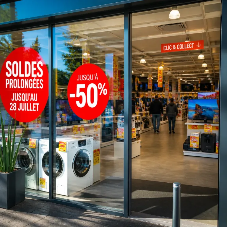 Soldes d’été prolongées au 28 juillet : dernières remises jusqu’à 50 % chez Darty