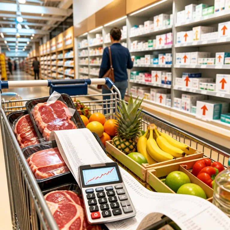 Inflation août 2026 : l'alimentaire et la santé expliquent la hausse à +5,4% sur un an