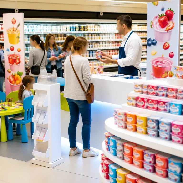 Yoplait relance le marché du yaourt avec un « bar à yaourt » ciblant jeunes et familles