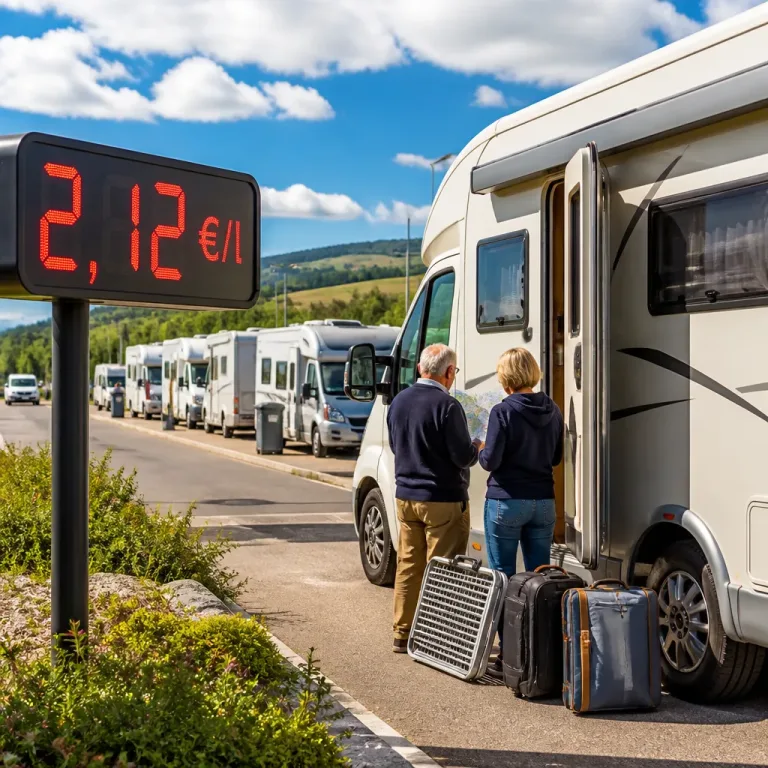Le diesel à 2,12 €/l : les camping‑caristes réduisent leurs trajets et rognent sur les dépenses