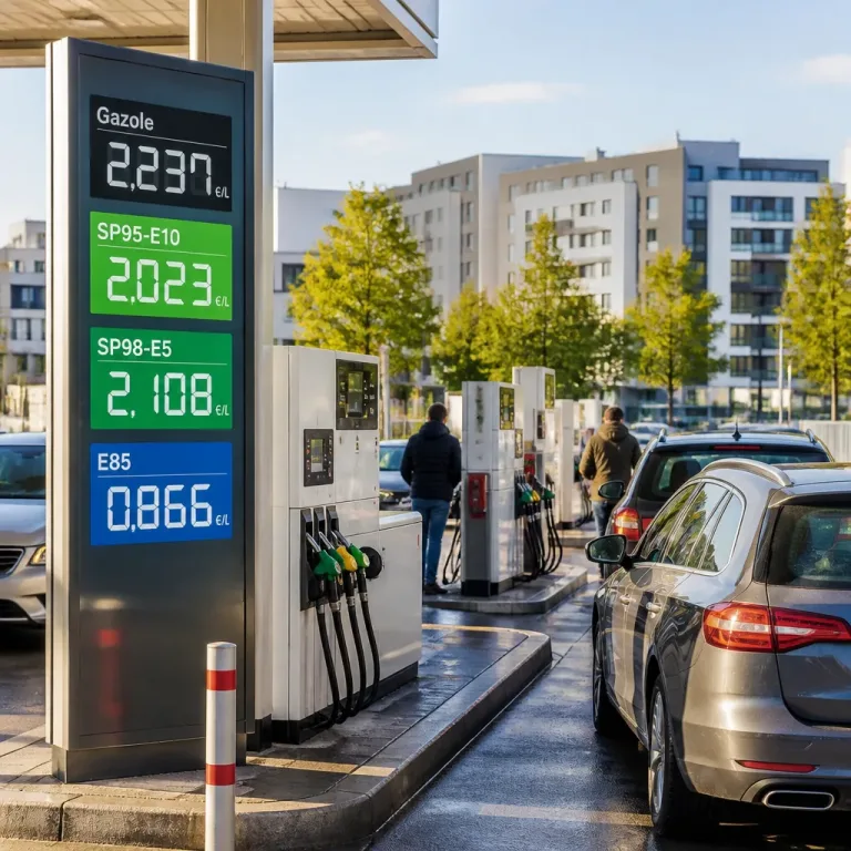 Les carburants continuent de grimper : le gasoil franchit 2,237 €/L, l'E85 reste nettement moins cher