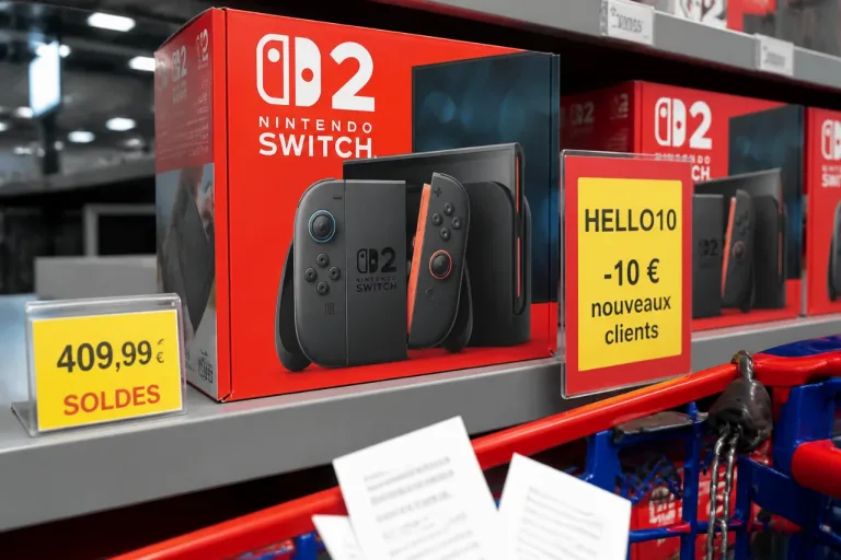 La Nintendo Switch 2 affichée à 409,99 € chez Cdiscount pendant les soldes