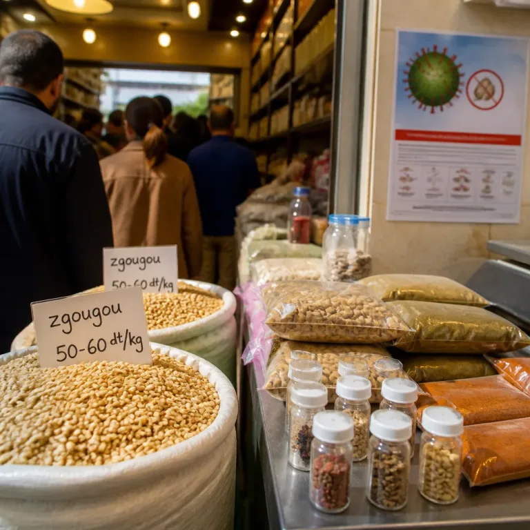 Flambée du prix du « zgougou » et risque d’aflatoxine B1 : double alerte sur le bol du Mouled