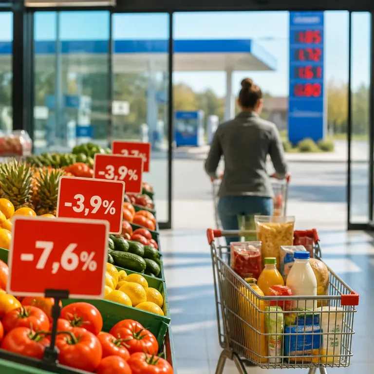 Les prix reculent en juillet : l'inflation passe en territoire négatif, surtout grâce à l'alimentaire