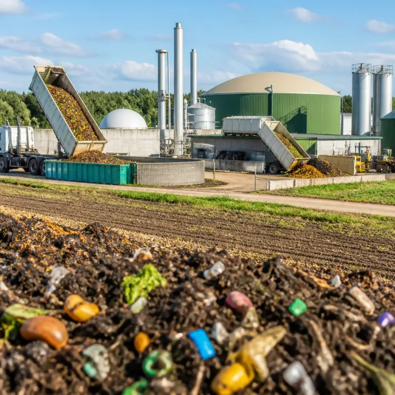 Recycler massivement les déchets alimentaires réduirait fortement le CO2… mais répandrait des microplastiques