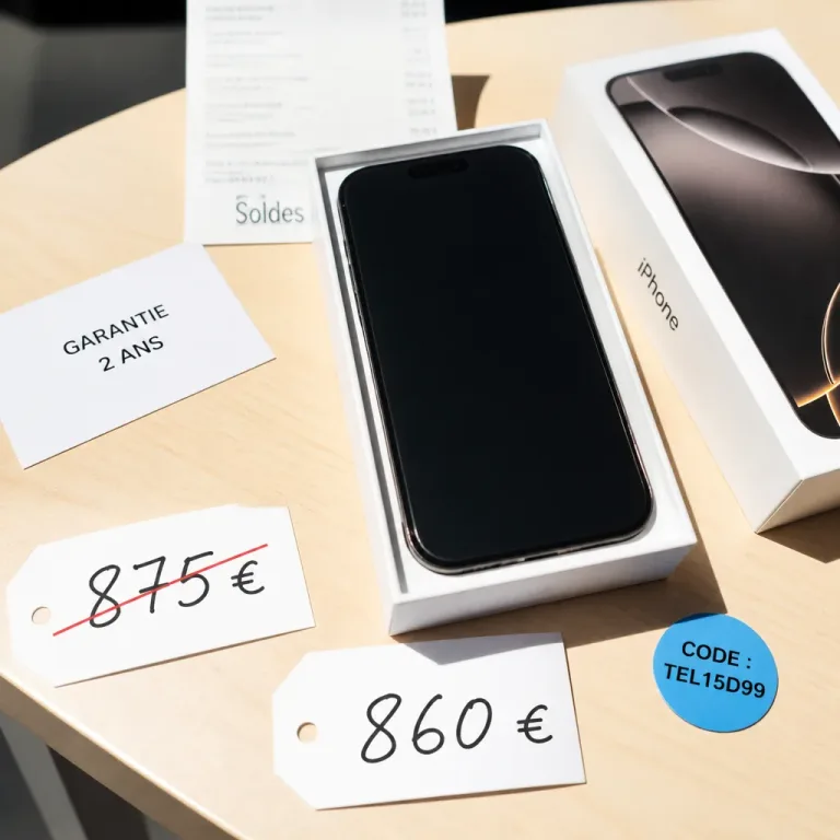 iPhone 16 Pro Max reconditionné : comment économiser 15 € pendant les soldes