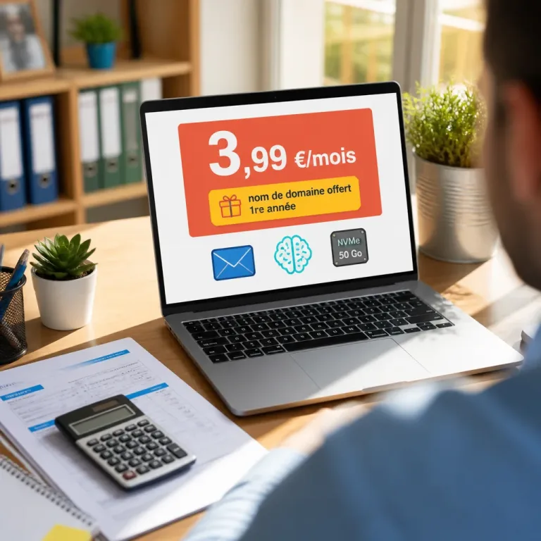 Hébergement tout‑en‑un à 3,99 €/mois : une offre destinée aux indépendants et petites entreprises